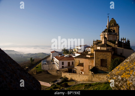 Vista parziale di Jerez de los Caballeros, Estremadura, Spagna Foto Stock