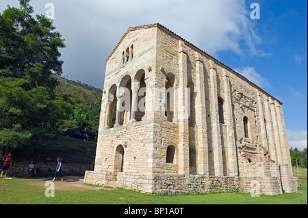 Spagna Oviedo, Santa Maria de Naranco, IX secolo pre-romanico, Patrimonio Mondiale dell Unesco Foto Stock