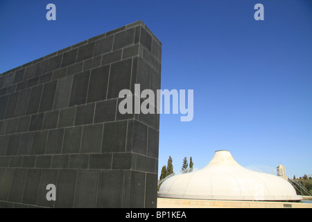 Israele, Gerusalemme, il santuario del libro presso il Museo di Israele, si concentra sui rotoli del Mar Morto Foto Stock