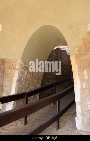 Israele, sud della pianura costiera, il Cananeo porta della città di Ashkelon Foto Stock