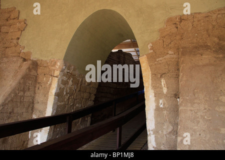 Israele, sud della pianura costiera, il Cananeo porta della città di Ashkelon Foto Stock