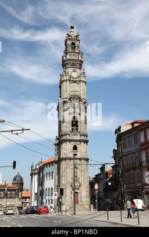 Igreja e Torre dos Clerigos chiesa di Porto, Portogallo Foto Stock