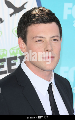 CORY MONTEITH Teen Choice 2010 gli arrivi a Los Angeles California USA 08 Agosto 2010 Foto Stock