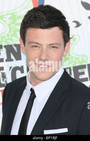 CORY MONTEITH Teen Choice 2010 gli arrivi a Los Angeles California USA 08 Agosto 2010 Foto Stock