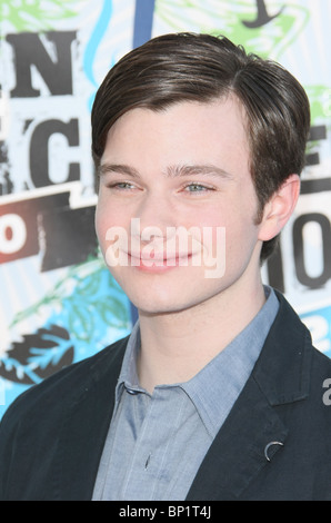 CHRIS COLFER Teen Choice 2010 gli arrivi a Los Angeles California USA 08 Agosto 2010 Foto Stock