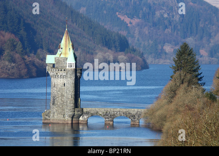 Lake Vyrnwy in Wales UK Foto Stock