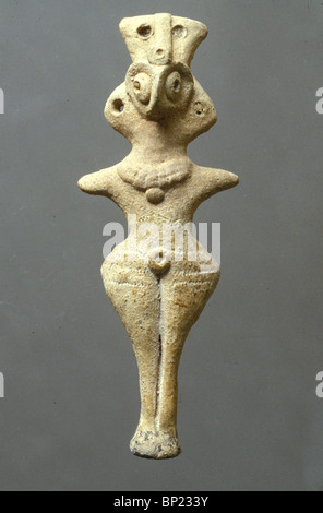 Asera (ASHTORETH) - CNAANITE dea della fertilità, LA CONSORTE DEL PRINCIPALE DIO EL O biblica Baal. La creta figurine D