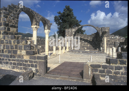 KURSI (Gerasa) - La Chiesa e il monastero costruito nel 5TH. C. sulla sponda orientale del Mare di Galilea dove il miracolo di del Foto Stock