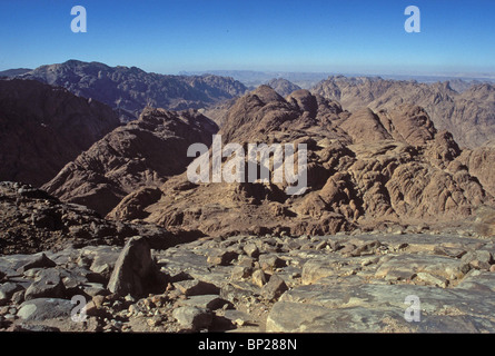 1946. Il Sinai - alta montagna la regione nel Sinai centrale vicino a mt. Il Sinai (MT. Mosè) Foto Stock