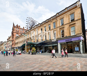 Princes Square building a Buchanan Street Glasgow Scozia con negozi di prestigio Foto Stock