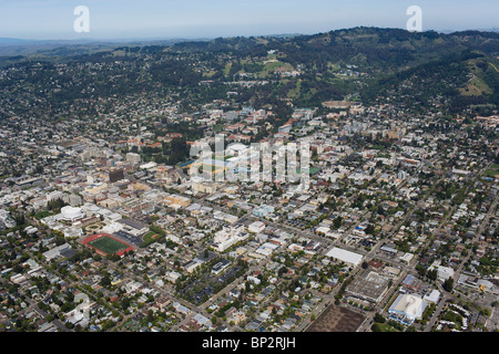 Vista aerea al di sopra di Berkeley in California Foto Stock