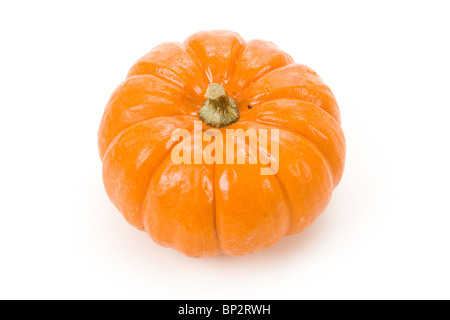 Arancione zucca close up shot Foto Stock