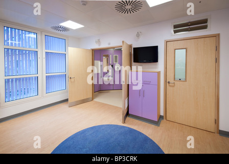 Southampton ospedale reparto ematologia camera singola Foto Stock