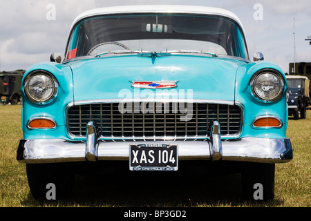 Un cielo blu Chevrolet a vapore Rally show Foto Stock