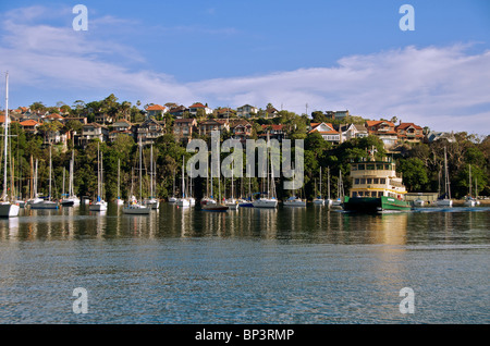 Mosman Bay con ferry di Sydney Australia NSW Foto Stock