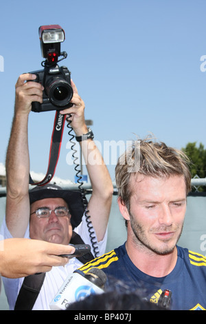 DAVID BECKHAM la galassia della LA CARSON CALIFORNIA USA 11 Agosto 2010 Foto Stock