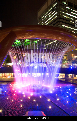 Singapore. La Fontana della Ricchezza si trova a Sun City. Si è affermato come la più grande fontana nel mondo nel 1998. Foto Stock