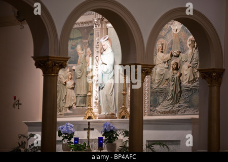 Situato a Washington DC, Monte San Sepolcro è un monastero francescano e il Commissariato di Terra Santa in America. Foto Stock