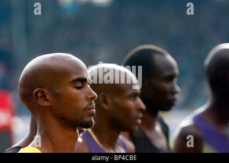 Mo Farrah all'Aviva atletica Grand Prix Londra Foto Stock