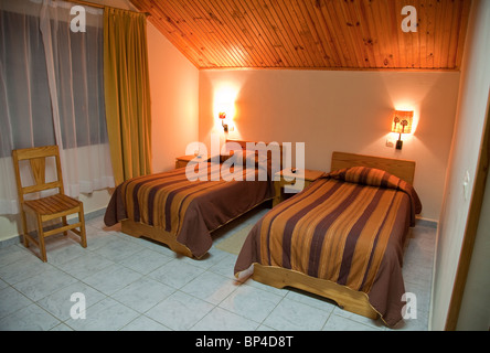 Una camera per ospiti a Setam Lodge, Ranomafana National Park, Madagascar Foto Stock