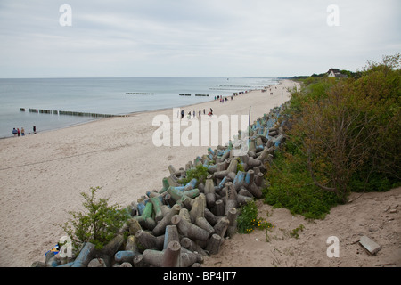 Mielno è un villaggio nella contea di Koszalin, West Pomerania voivodato, nel nord-ovest della Polonia. Foto Stock