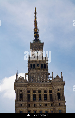 Palazzo della Cultura e della scienza, Varsavia Polonia. Foto Stock