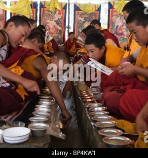 Cerimonia Budhism buddhisti Tibet tradizione del Festival Foto Stock