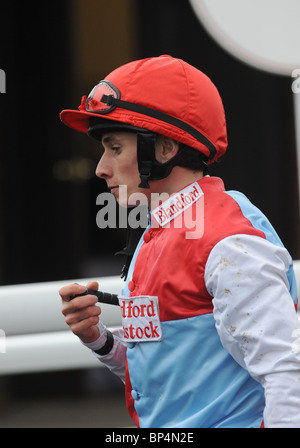 Jockey Ryan Moore a Brighton Gare Foto Stock