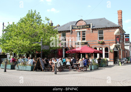 Il Pub Red Lion, Speranza Square, Weymouth Foto Stock