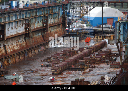 Il cantiere di Bergen in Norvegia Foto Stock