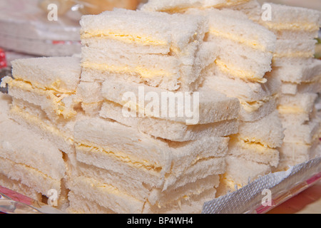 Vista dettagliata del panino al formaggio, Foto Stock