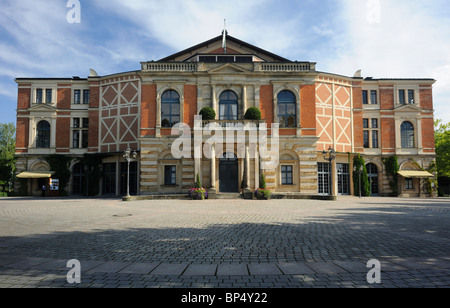 Festival di Bayreuth Richard Wagner Opera House - Bayreuth Festspielhaus di Bayreuth, Baviera, Germania Foto Stock