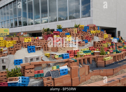 Progetto brasiliano Morrinho mostra presso la Royal Festival Hall di Londra, GB UK Foto Stock