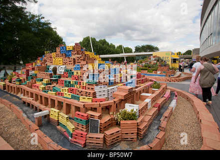 Progetto brasiliano Morrinho mostra presso la Royal Festival Hall di Londra, GB UK Foto Stock