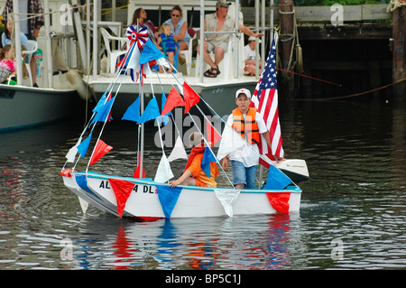Benedizione annuale della flotta al Bayou La Batre Alabama di "Forrest Gump" fama Foto Stock