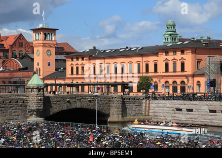 La Svezia, Malmö, Malmo, stazione centrale, Foto Stock