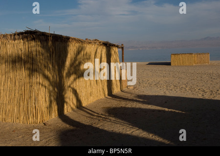 Basata Camp Spiaggia Egitto Foto Stock