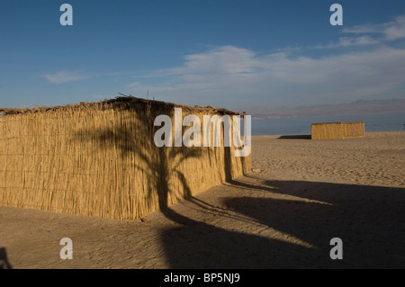 Basata Camp Spiaggia Egitto Foto Stock