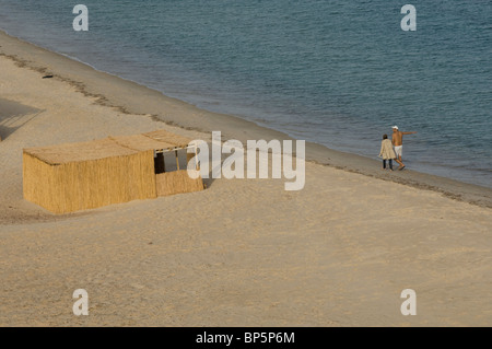 Basata Camp Spiaggia Egitto Foto Stock