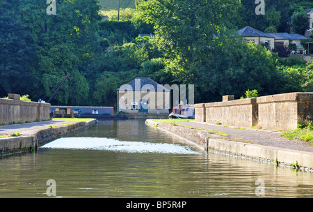 Dundas acquedotto sul Kennet and Avon Canal. Foto Stock