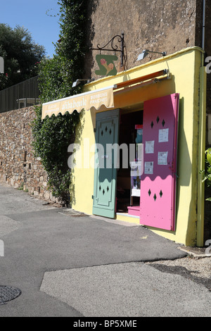 Gelateria ,Gassin, Francia Foto Stock