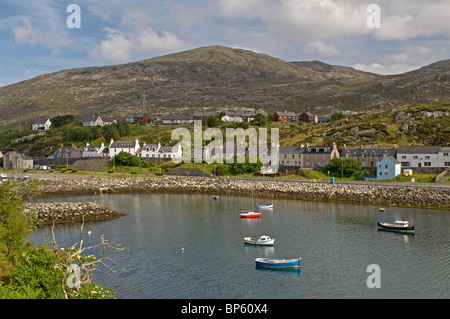 Tarbert, Isle of Harris, Ebridi Esterne, Wester isole della Scozia. SCO 6317 Foto Stock