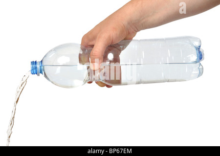 Hand with Bottle Foto Stock