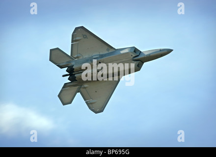 La US Air Force F-22 Raptor presso il Royal International Air Tattoo a RAF Fairford Luglio 2010 Foto Stock