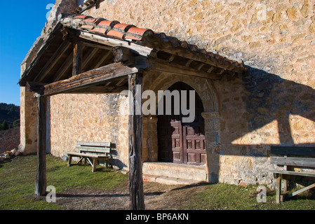 Virgen del Valle cappella. Muriel de la Fuente. Soria provincia. Castilla y Leon. Spagna. Foto Stock