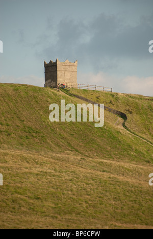 Vista di Rivington Pike, Lancashire Foto Stock