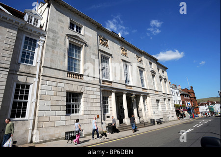 Lewes Crown Court a Lewes High Street Foto Stock