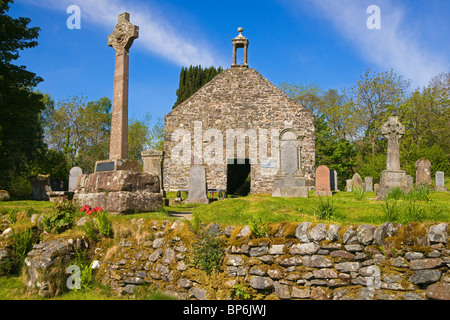 Rob Roy's grave, Balquhidder sagrato, Stirlingshire, Scozia. Foto Stock