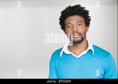 Ritratto di un uomo di pensare Foto Stock