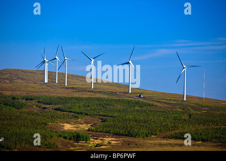 Fattoria eolica sull'Isola di Skye Foto Stock